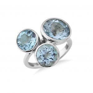 Aquamarine ring