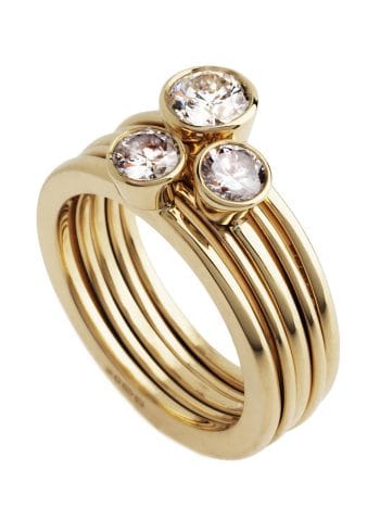 Diamond Engagement ring;gold ring, diamond ring