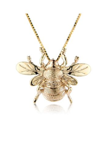 Gold Bee Necklace