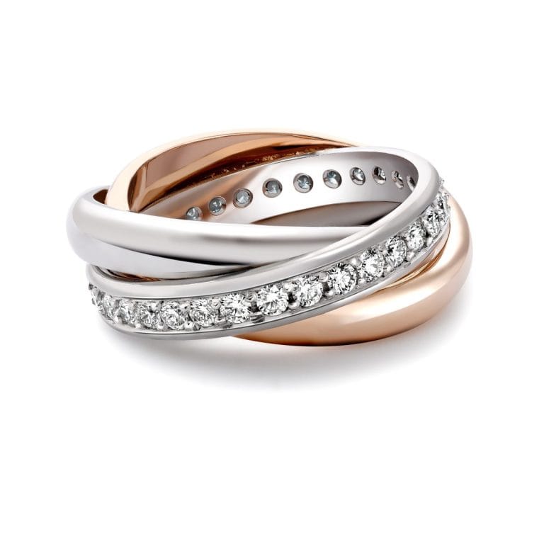 Russian Pave Diamond Wedding Ring