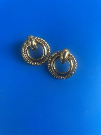 green clear crystal 1960s necklace