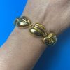 Gold plated bracelet 1980s
