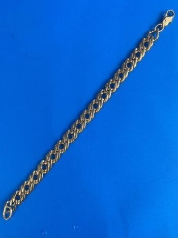 gold plated 1980s bracelet