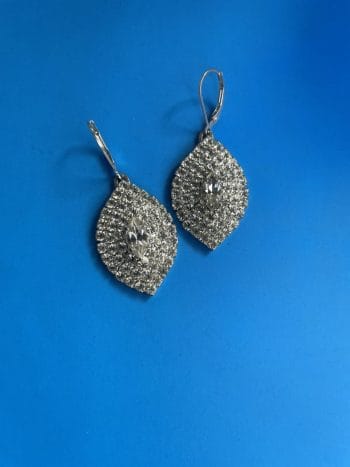 Clear Gatsby earrings