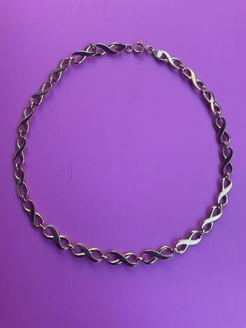 Gold plated 1980s necklace, 16