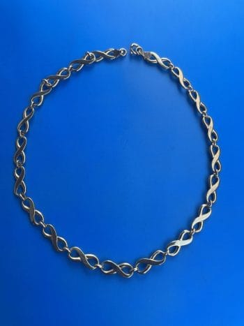 Gold plated 1980s necklace, 16