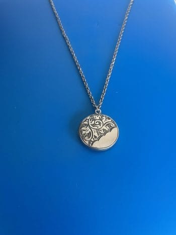 silver vintage locket