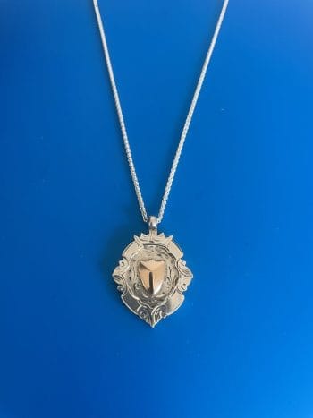 silver antique necklace