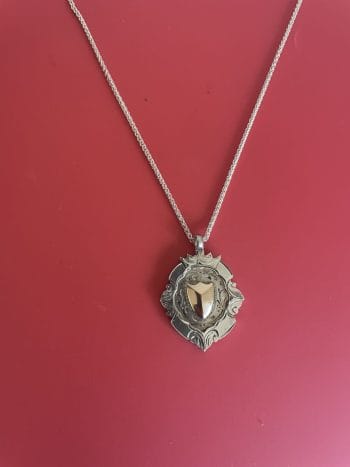 silver antique necklace