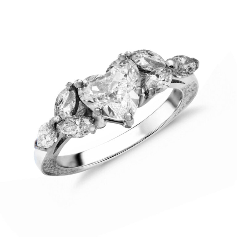 Heart Diamond Ring